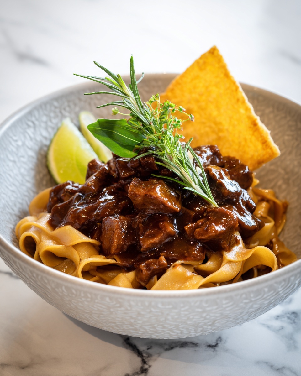 Curry Goat Noodles Recipe - Recipe Image