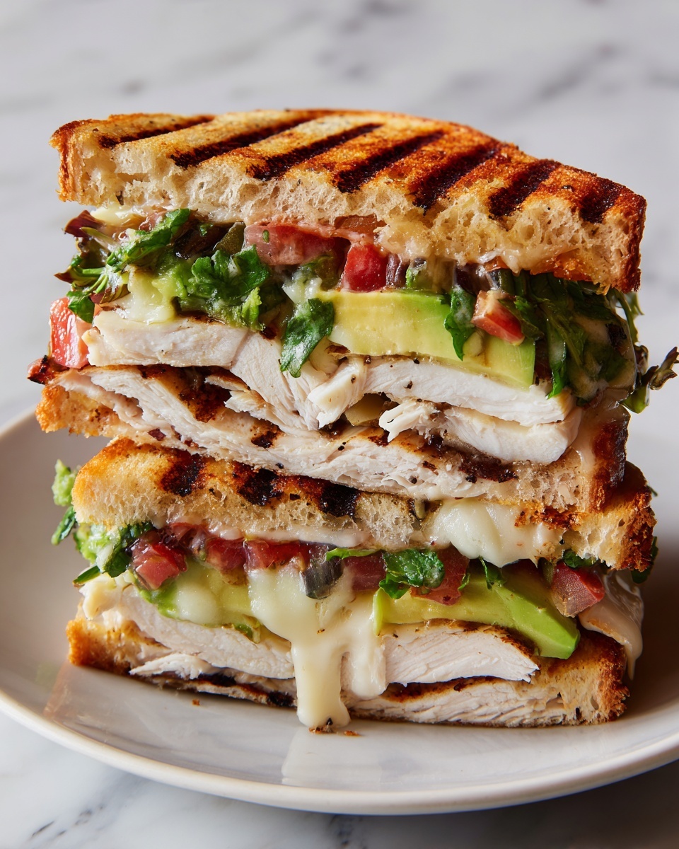 Chicken and Avocado Panini Recipe - Recipe Image