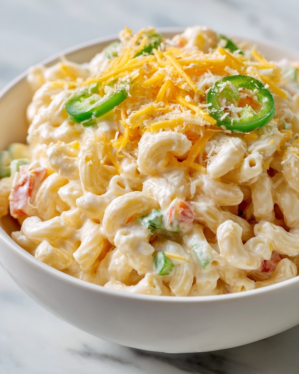 Jalapeño Popper Macaroni Salad Recipe - Recipe Image