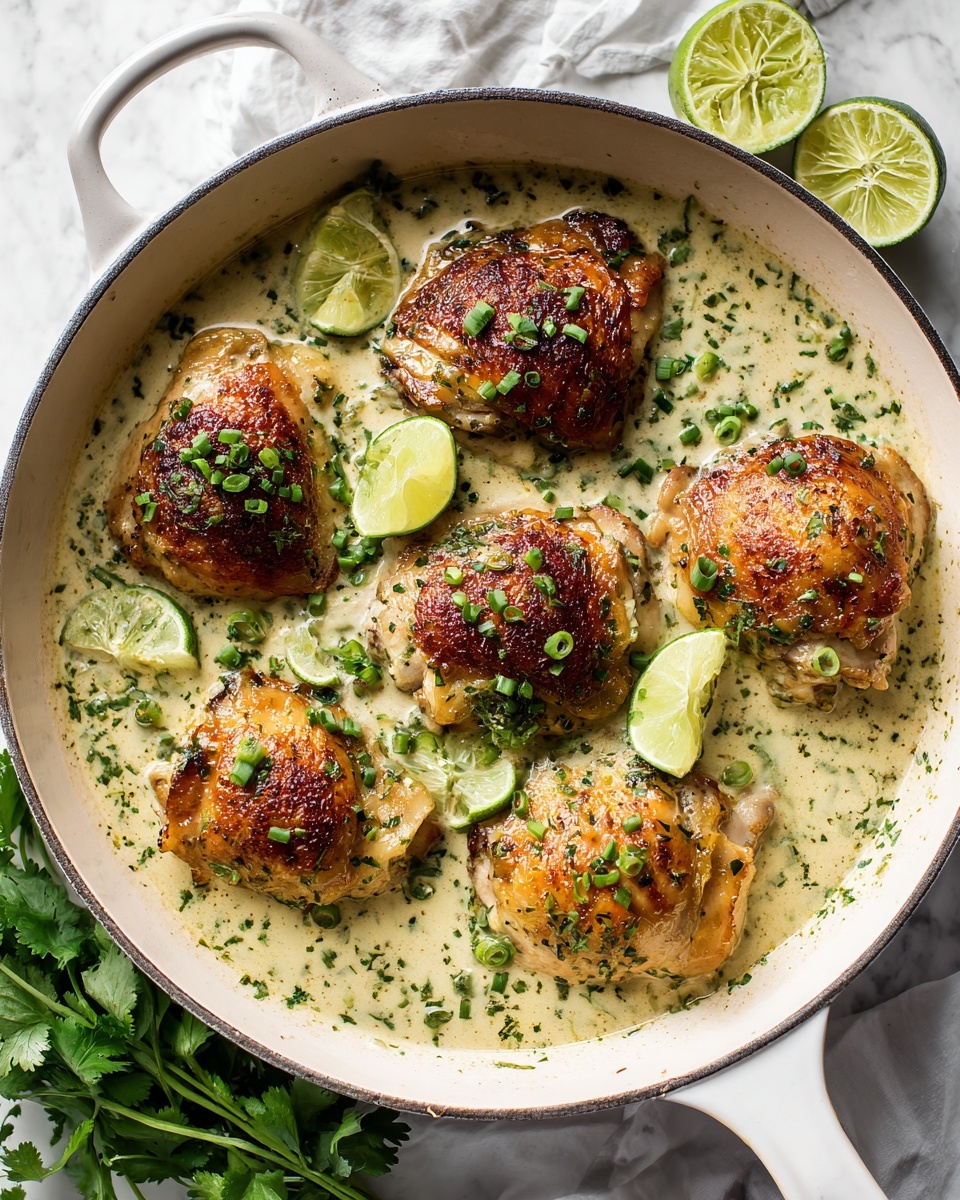 Creamy Coconut Lime Chicken Recipe - Recipe Image