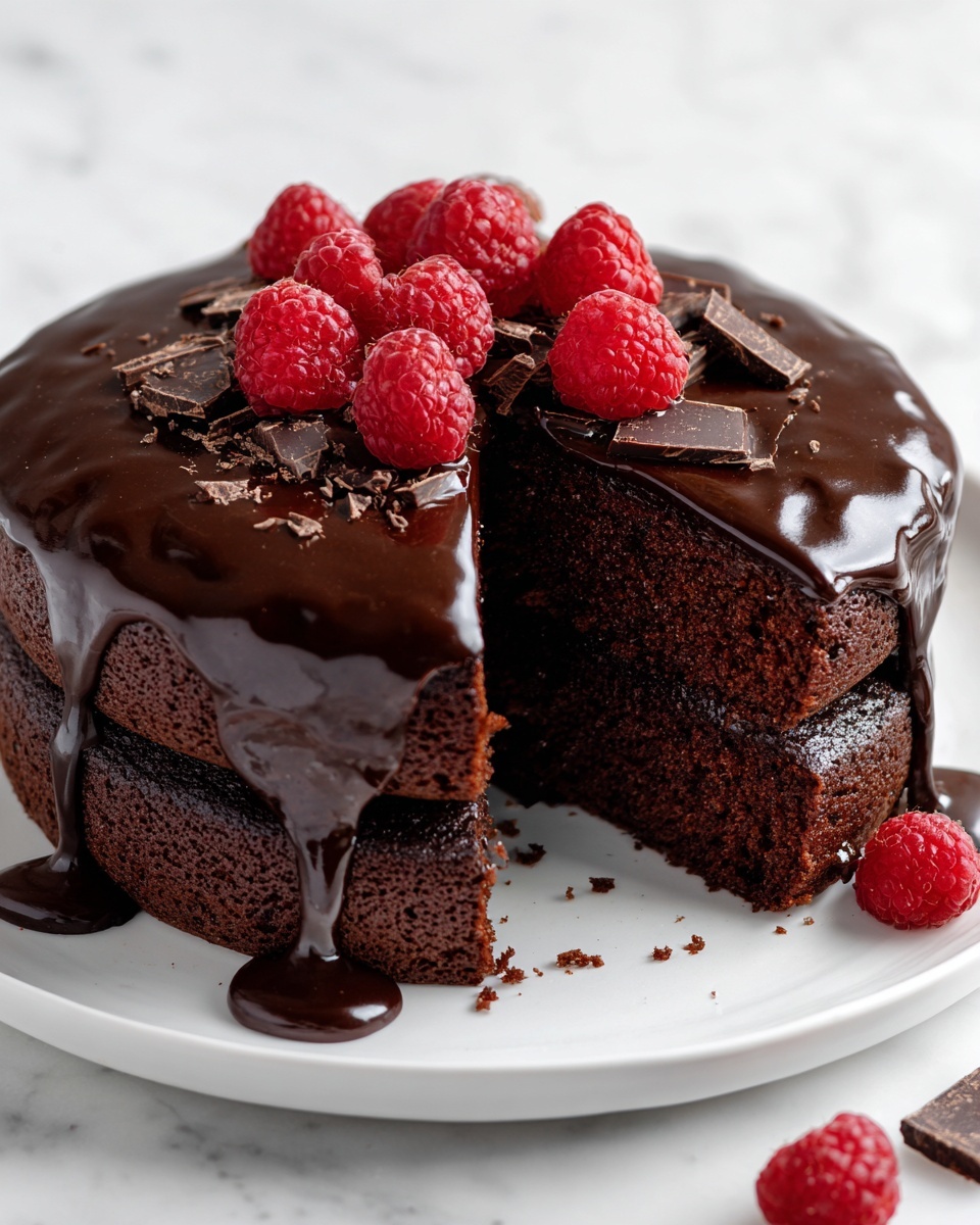 Decadent Chocolate Cake with Rich Ganache Recipe - Recipe Image