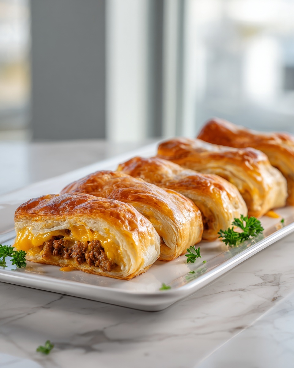 Delicious Breakfast Sausage Crescent Rolls Recipe - Recipe Image