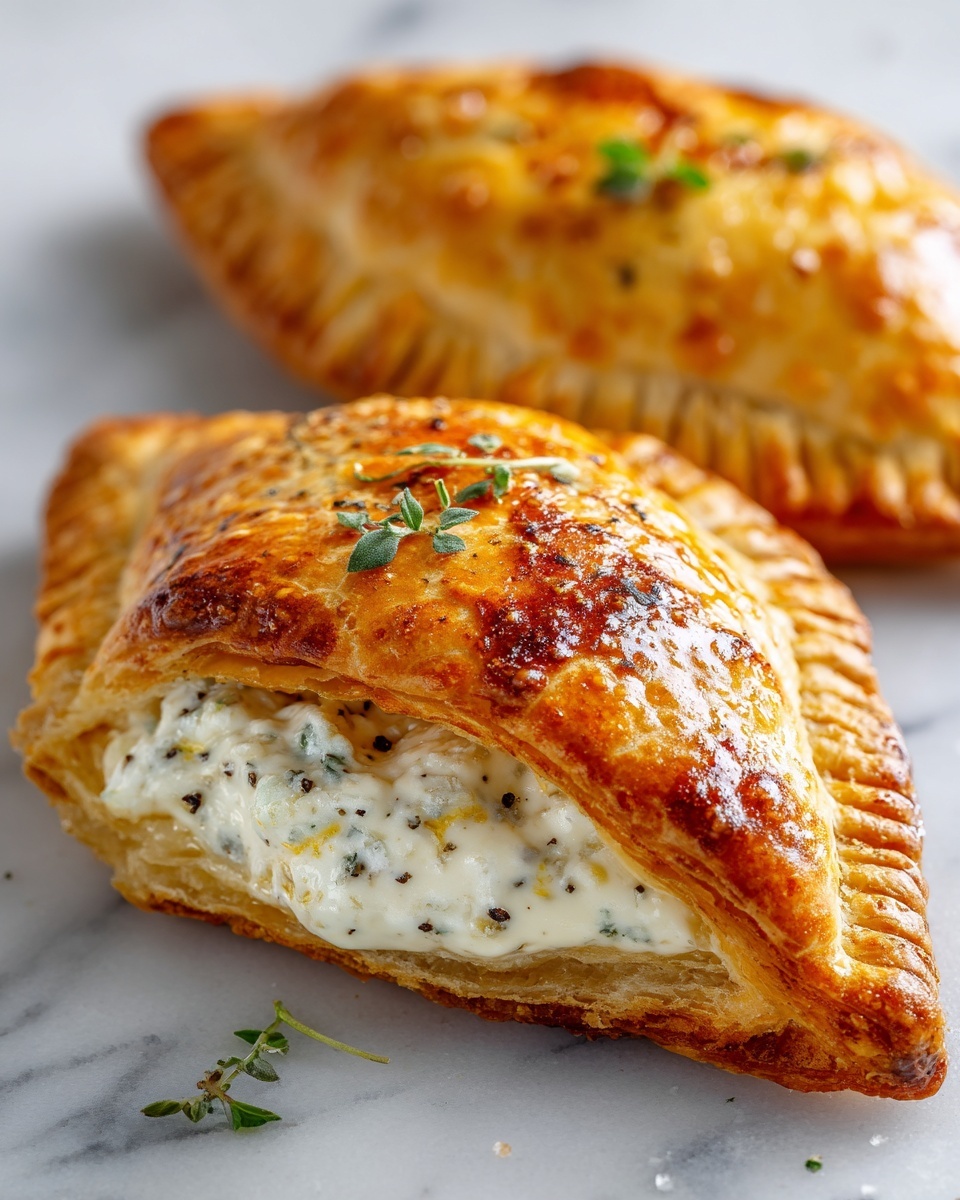 Chicken Alfredo Air Fryer Calzones Recipe - Recipe Image