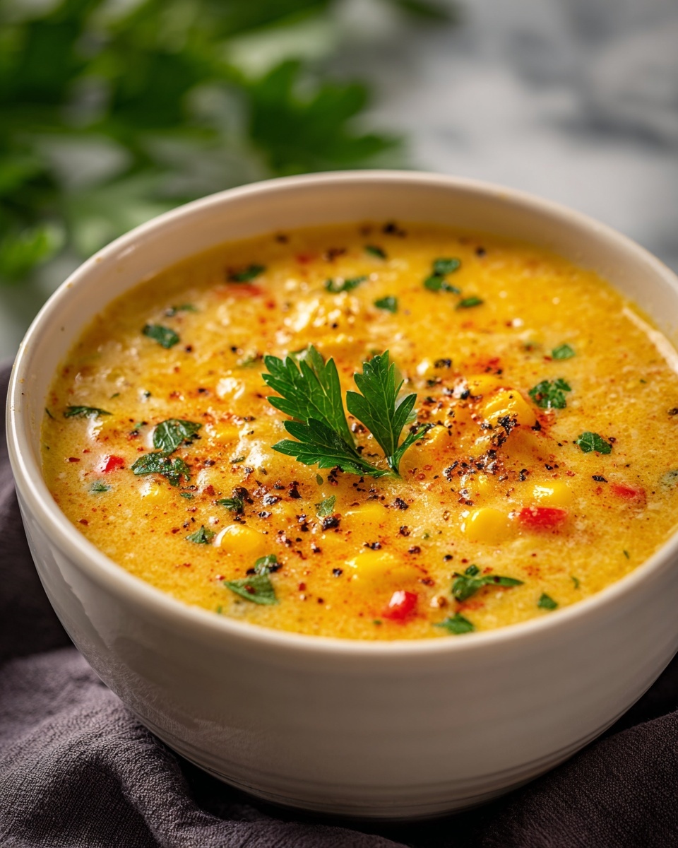 Easy Slow Cooker Chicken and Corn Soup Recipe - Recipe Image