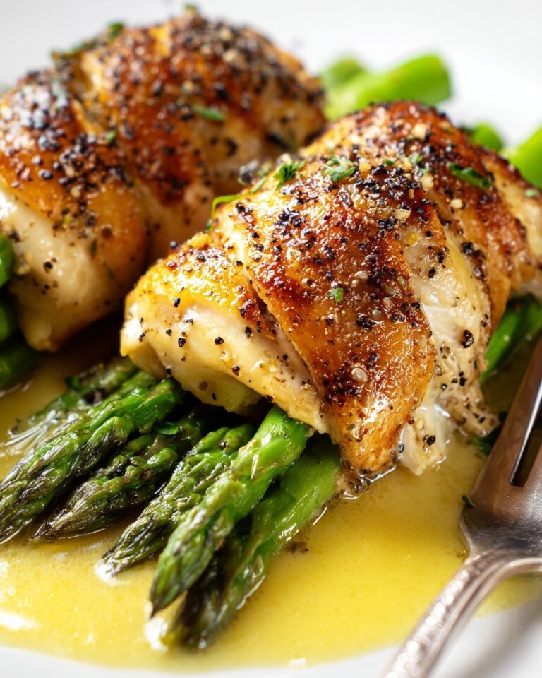 Asparagus Stuffed Chicken with Creamy Spinach Dip Recipe