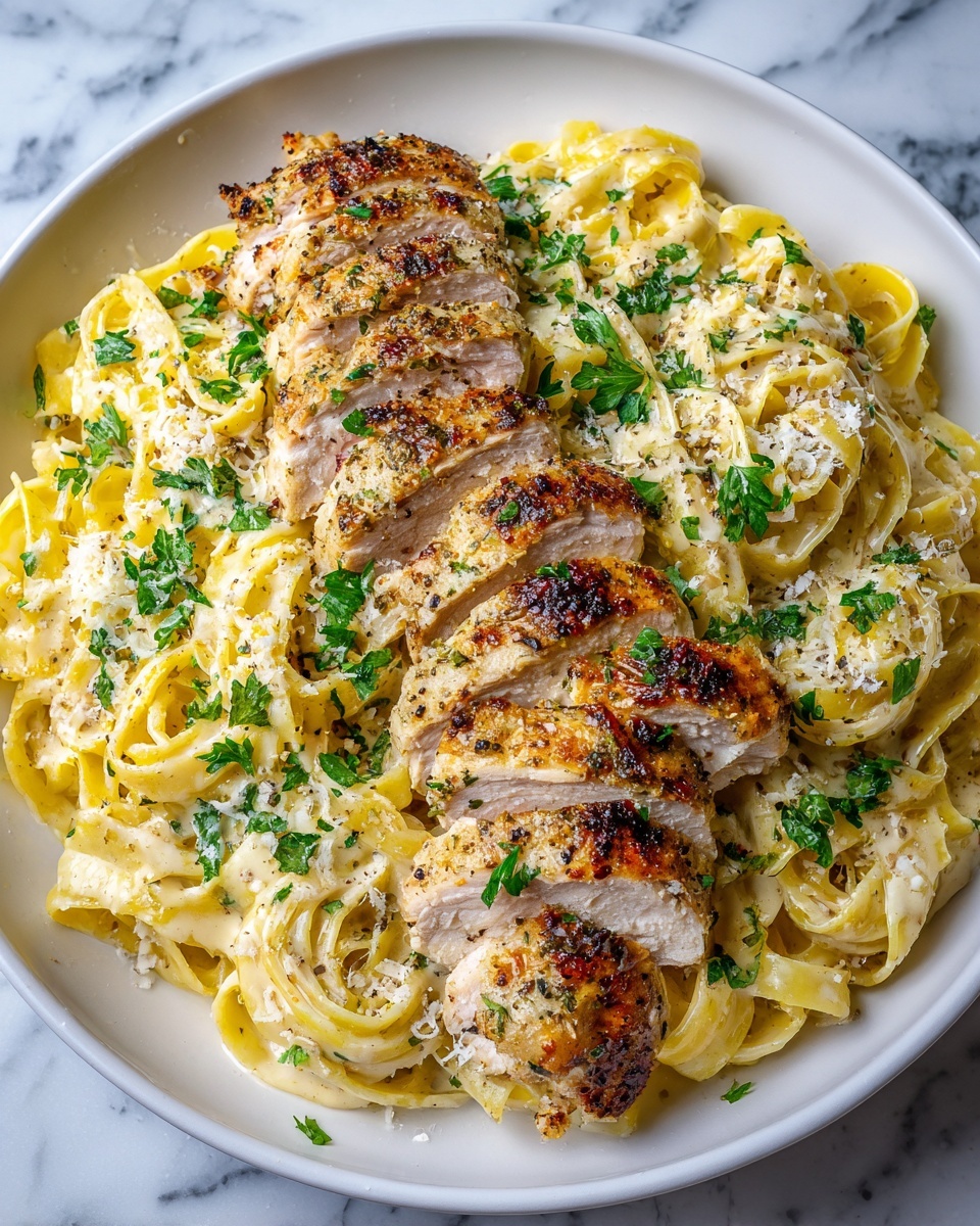 Chicken Fettuccine Alfredo Recipe - Recipe Image
