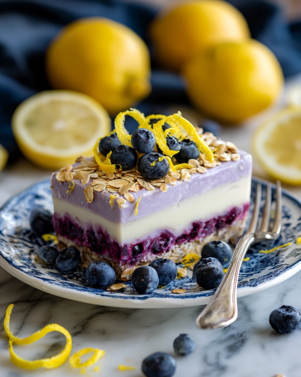 Lemon Blueberry Baked Oatmeal Recipe - Recipe Image