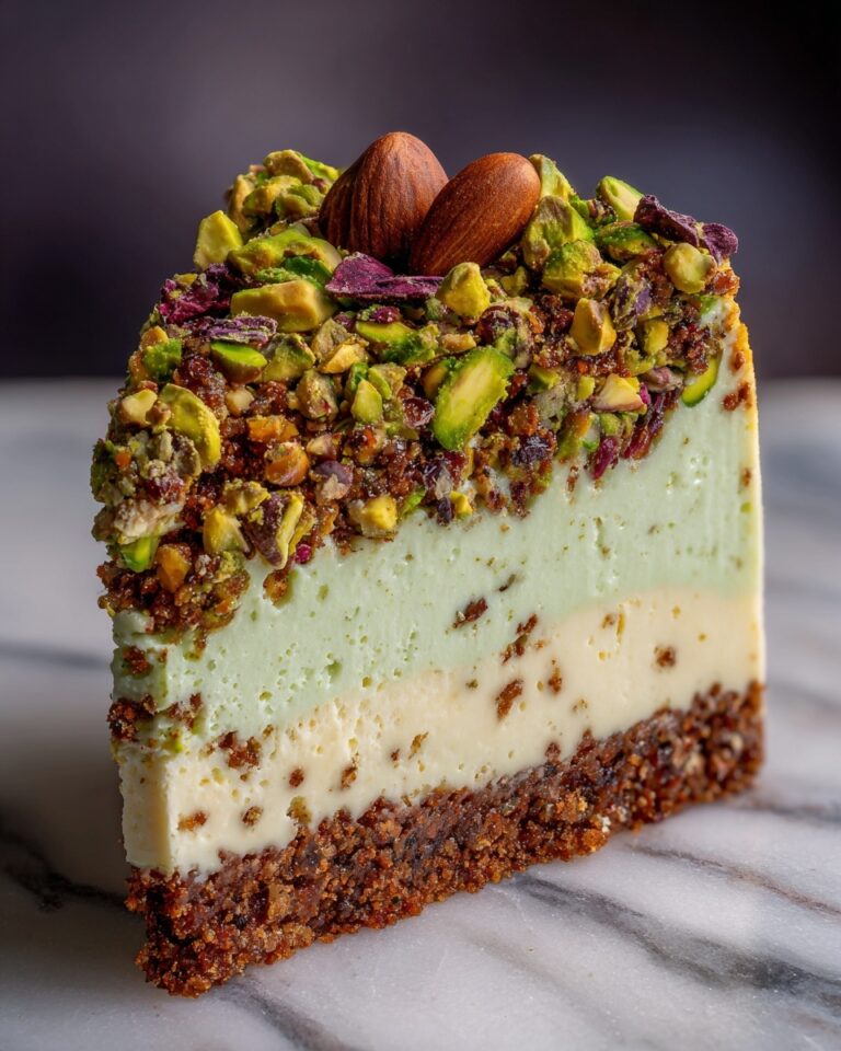 Decadent Pistachio Cream Cheesecake Recipe