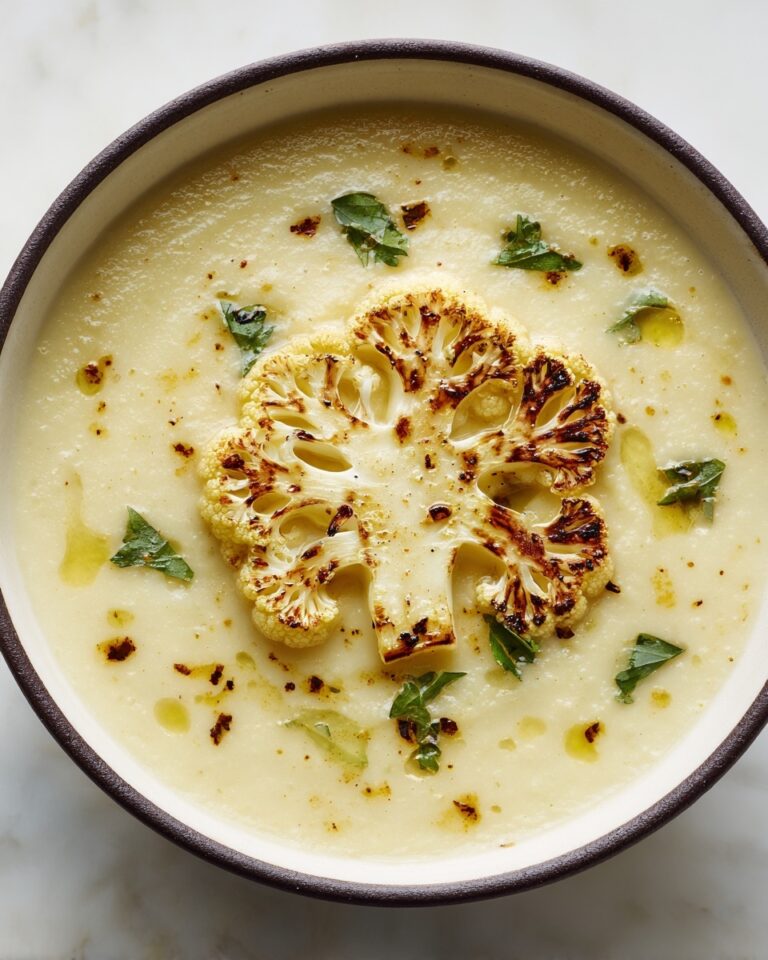 Creamy Roasted Cauliflower Soup Recipe