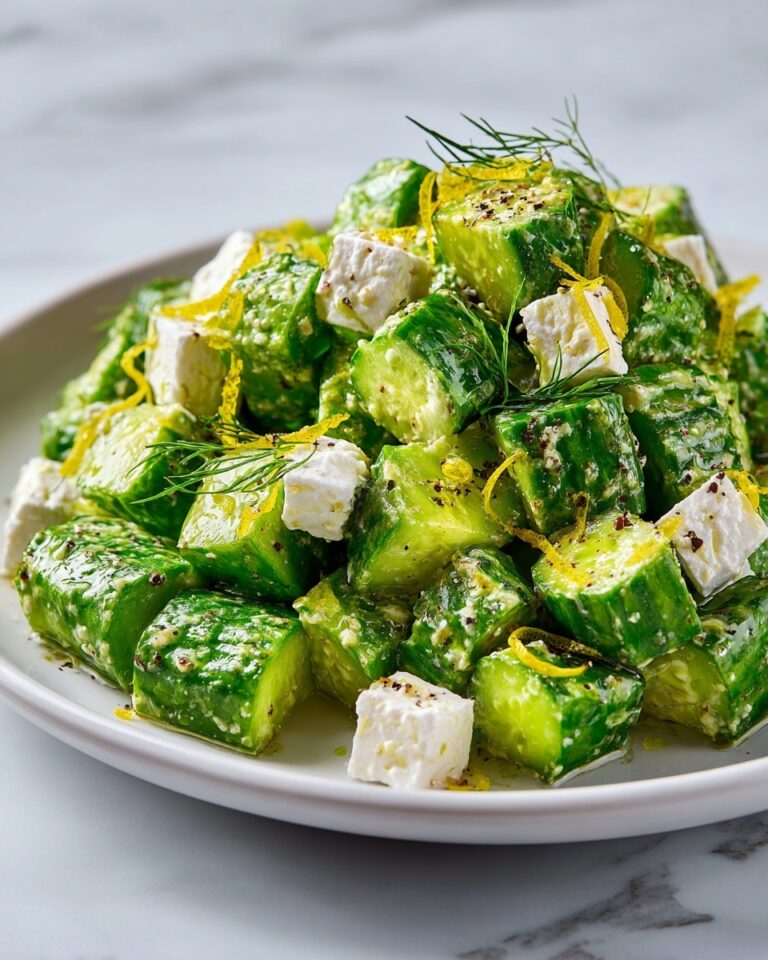 Cucumber Avocado Feta Salad Recipe