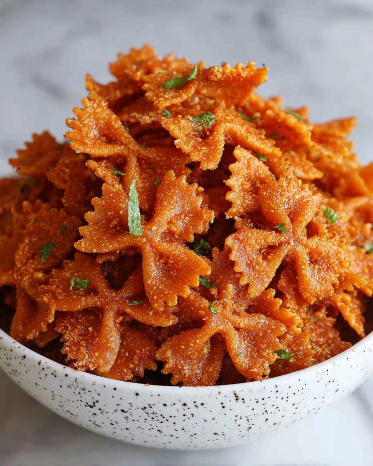 Crispy Pasta Chips with Parmesan and Seasonings Recipe