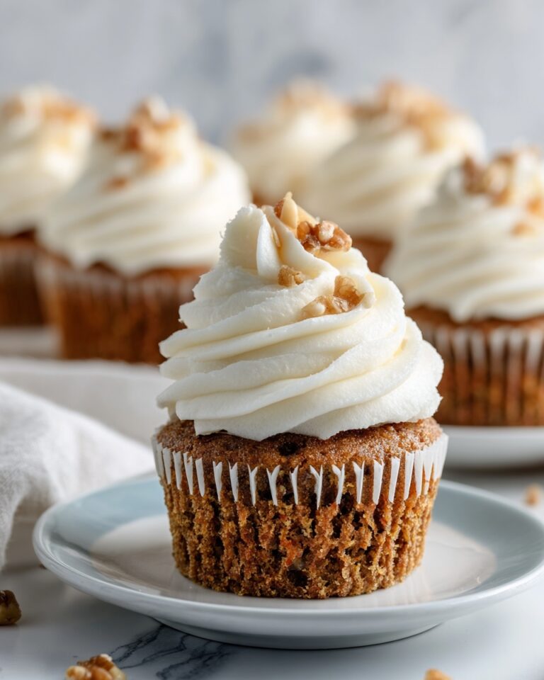 Carrot Cake Cupcakes with Cream Cheese Frosting Recipe