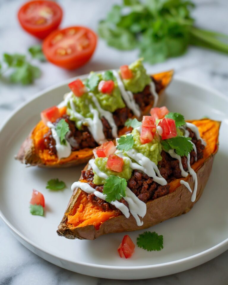 Taco Stuffed Sweet Potatoes Recipe