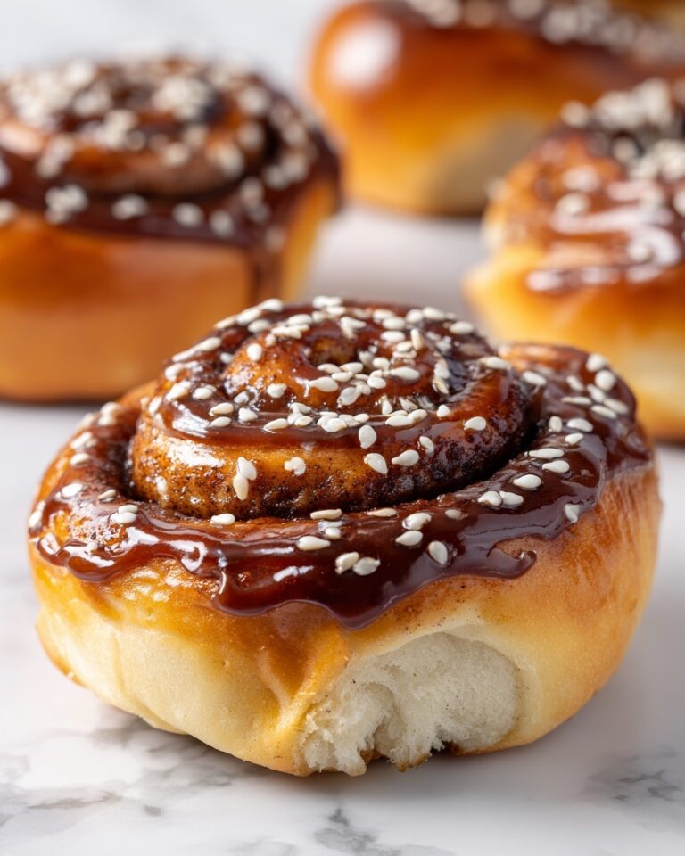 Nutella Halva Babka Buns Recipe