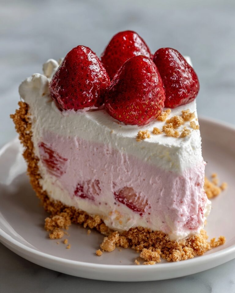 No-Bake Strawberry Crunch Cheesecake Recipe
