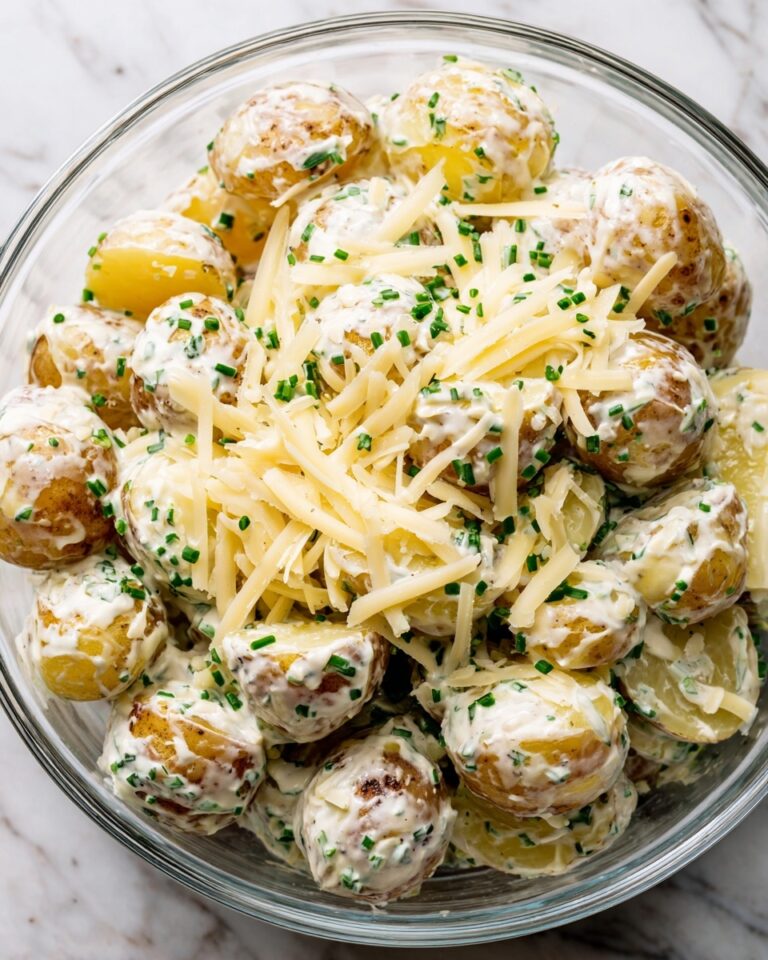 Lemony Chive Potato Salad with Parmesan Recipe