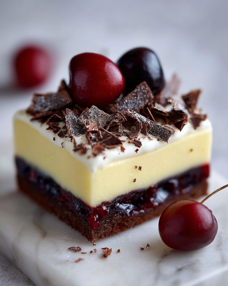 Chocolate Cherry Cheesecake Bars Recipe
