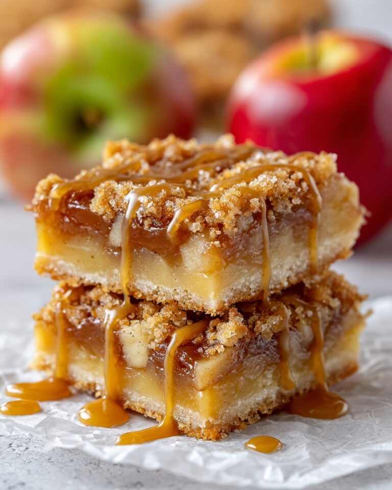 Maple Glazed Apple Blondies Recipe