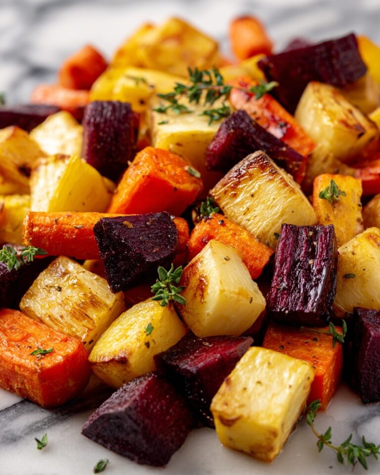 Roasted Root Vegetables with Herbs and Balsamic Glaze Recipe
