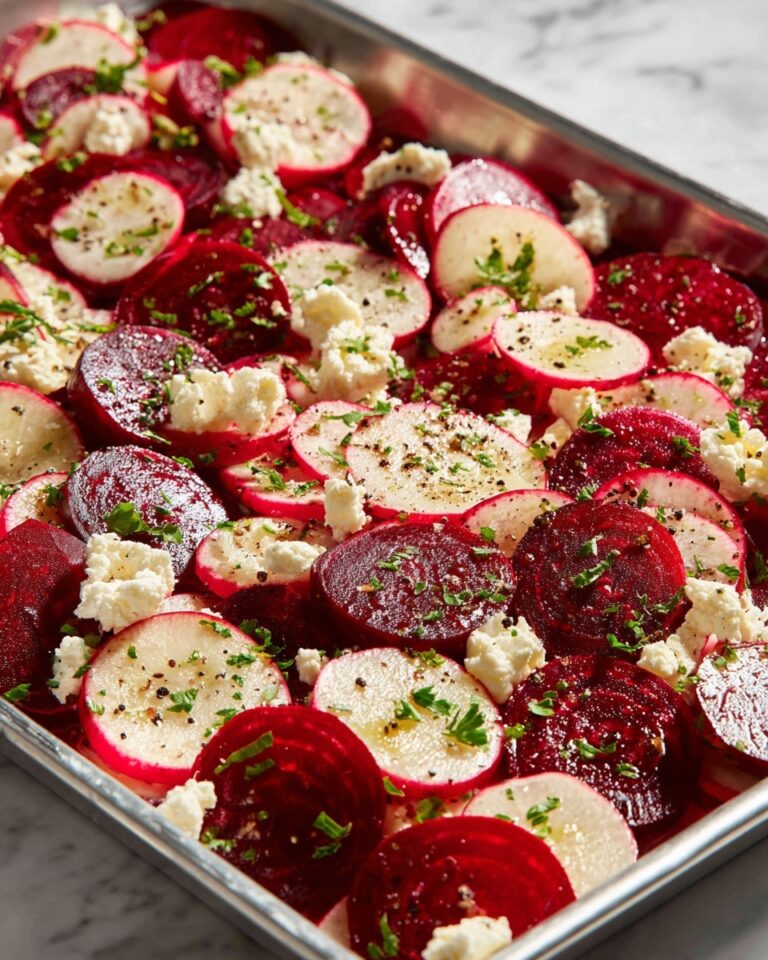 Roasted Beets and Radishes with Goat Cheese Recipe