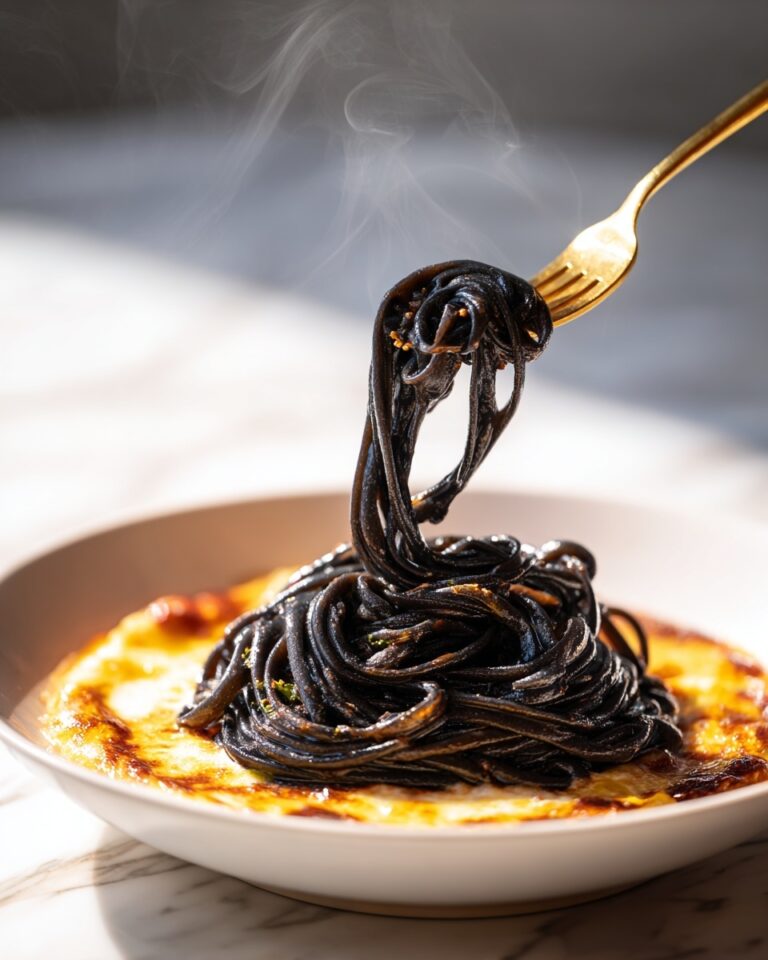 Witches Hair Pasta (Squid Ink Pasta) Recipe