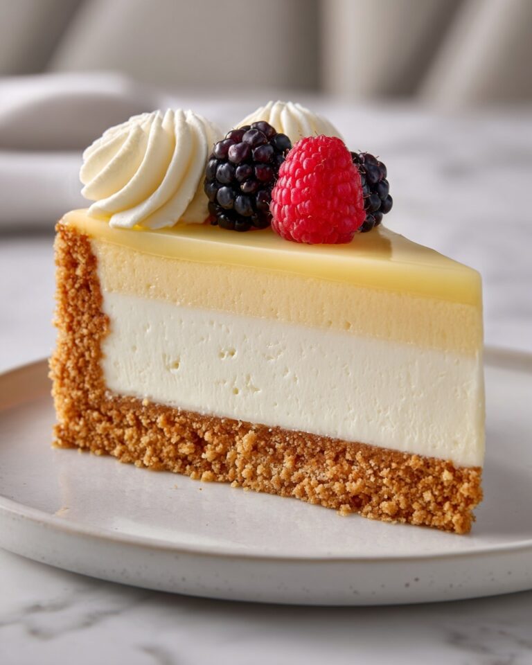 Creamy Baked Cheesecake Recipe