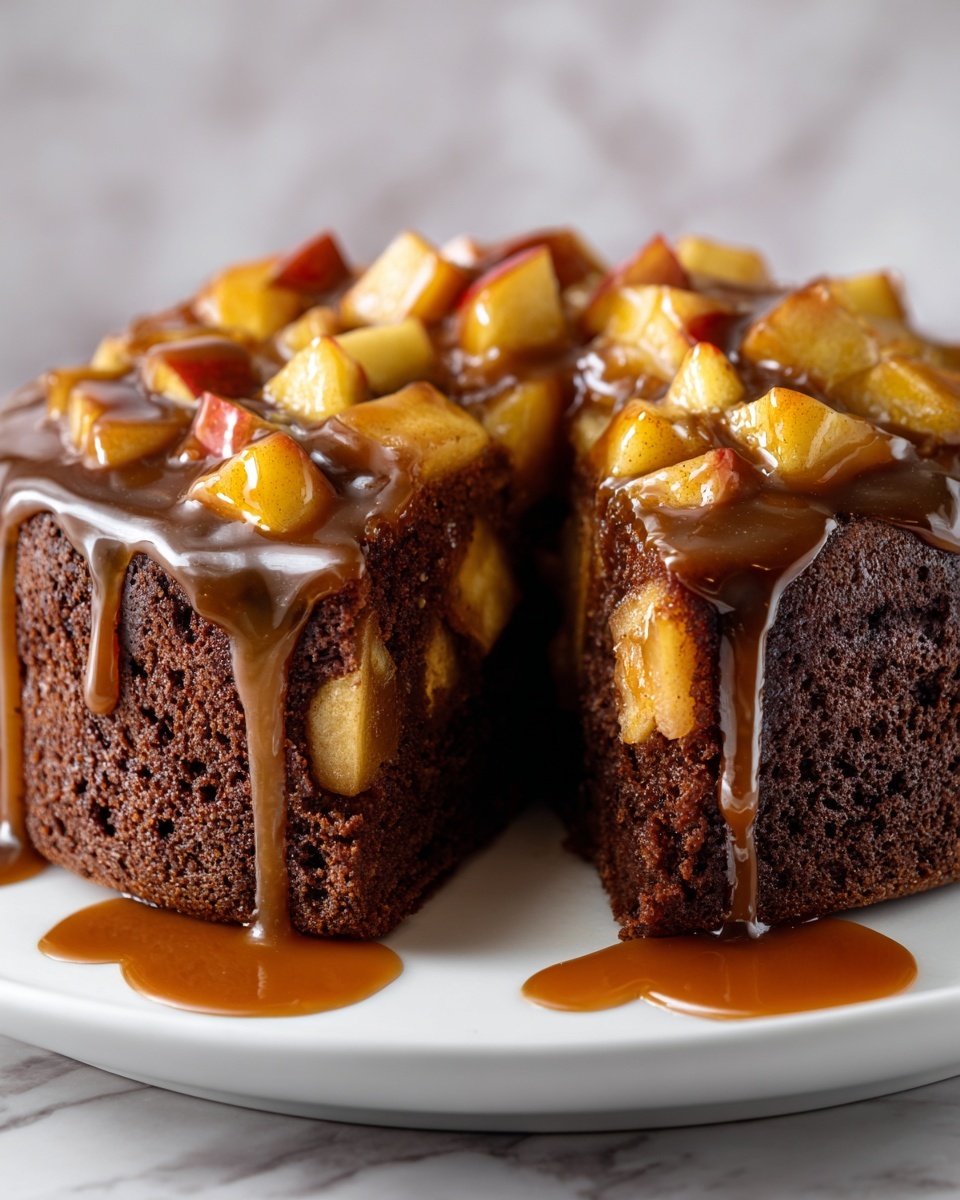 Glazed Honeycrisp Apple Fritter Cake Recipe - Recipe Image