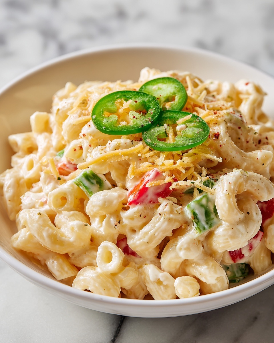 Jalapeño Popper Macaroni Salad Recipe - Recipe Image