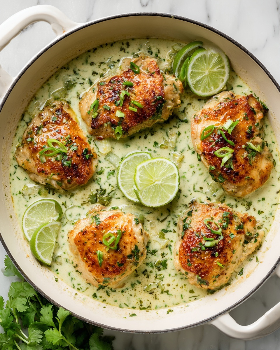Creamy Coconut Lime Chicken Recipe - Recipe Image
