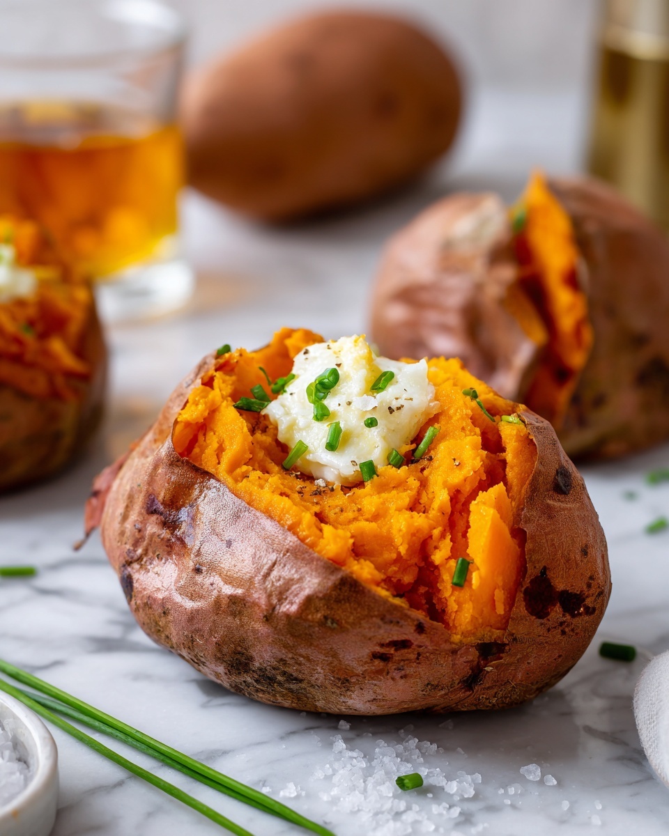 Perfectly Baked Sweet Potato Recipe - Recipe Image