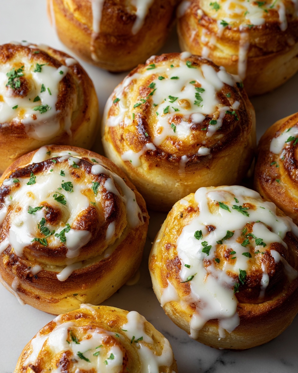 Cajun Blackened Chicken Alfredo Pizza Rolls Recipe - Recipe Image