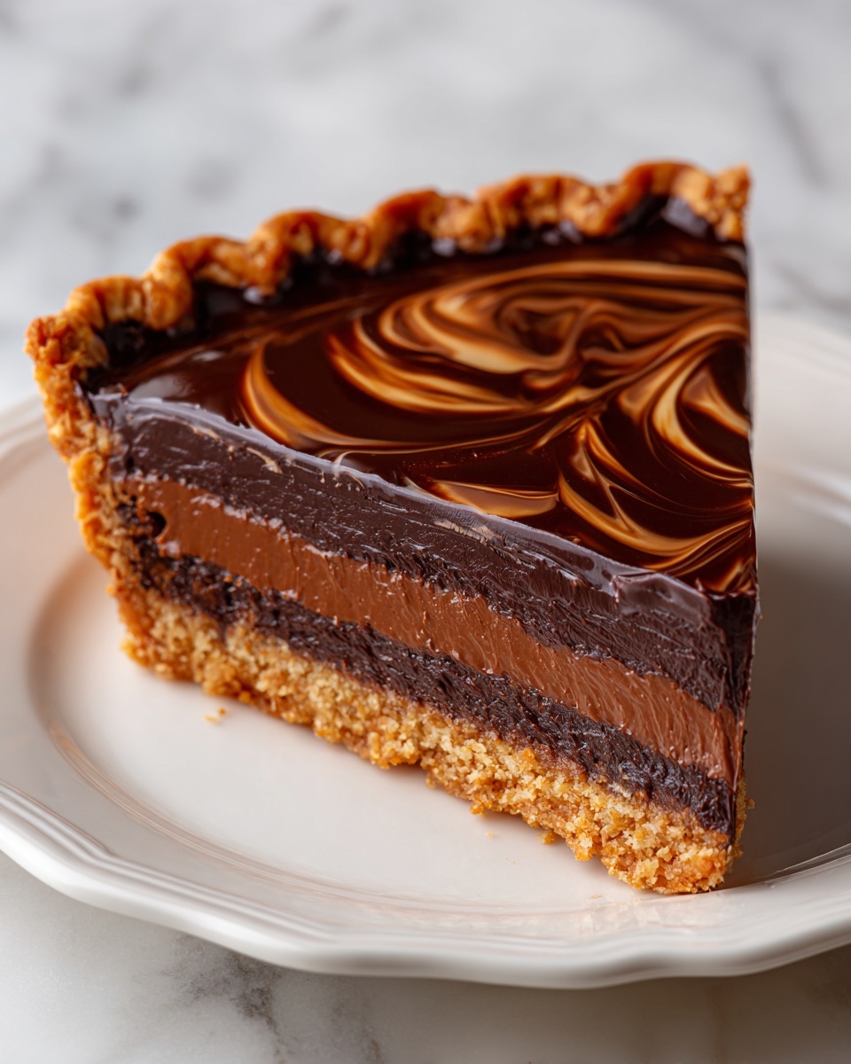 Hot Fudge Pie Recipe - Recipe Image