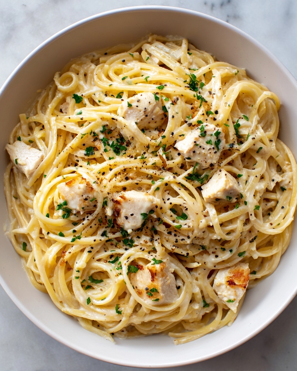 Creamy Chicken Carbonara Recipe - Recipe Image