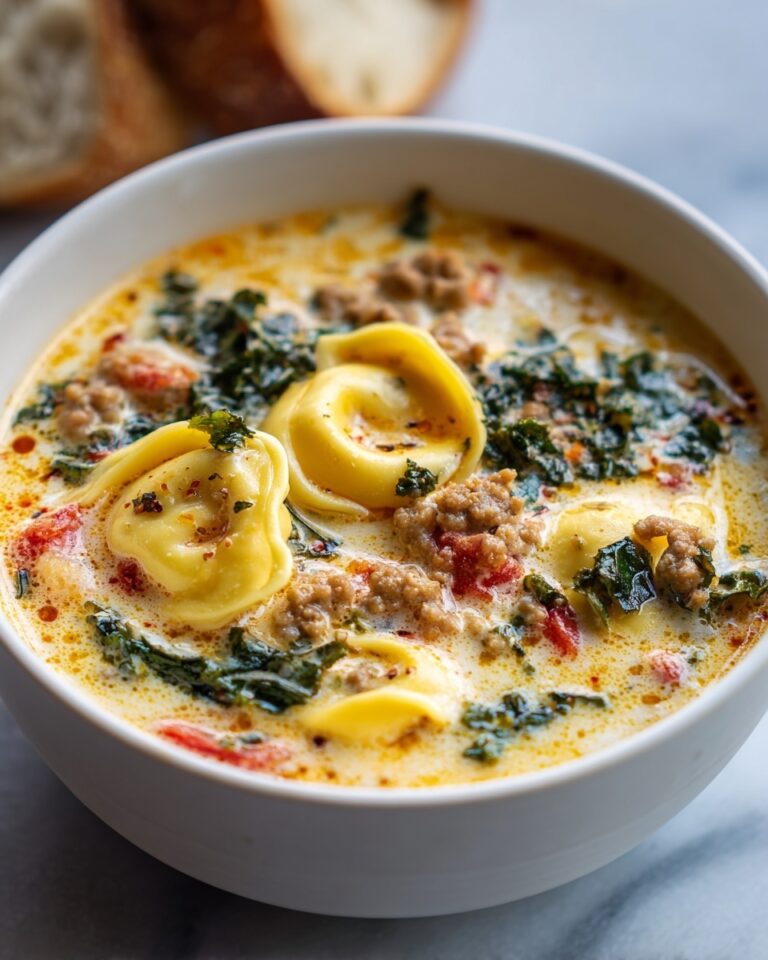 Spicy Sausage and Tortellini Soup Recipe