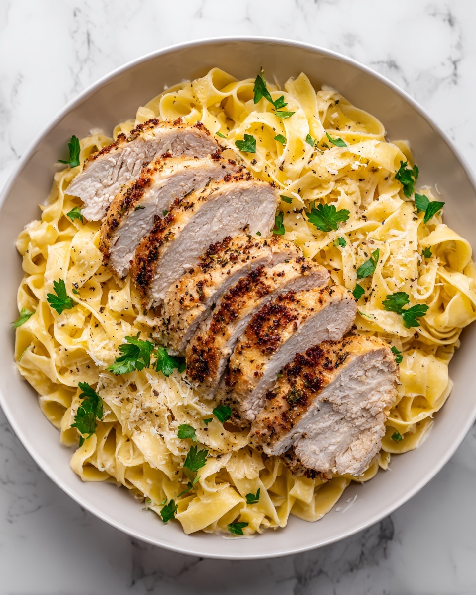 Chicken Fettuccine Alfredo Recipe - Recipe Image