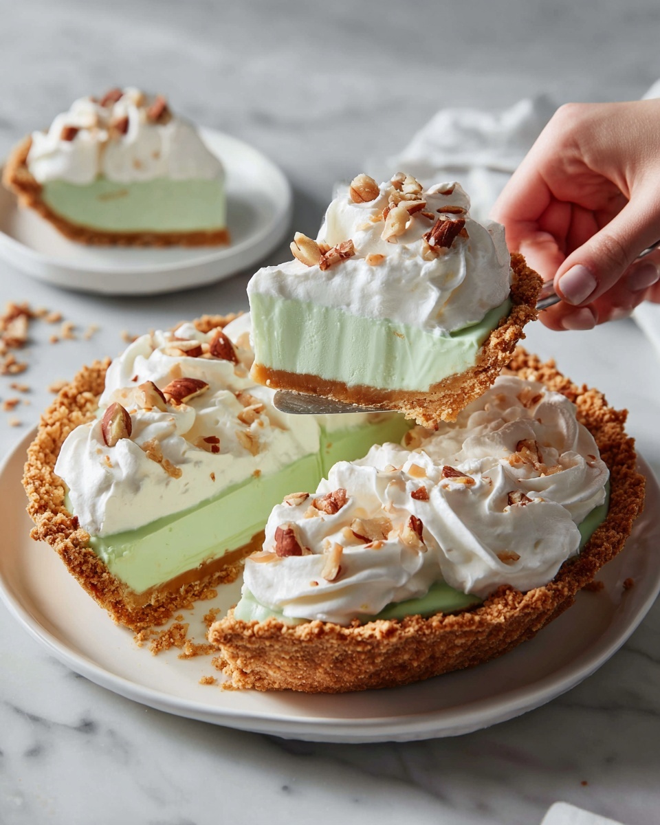 St. Patrick’s Day Easy Pistachio Cream Pie Recipe - Recipe Image