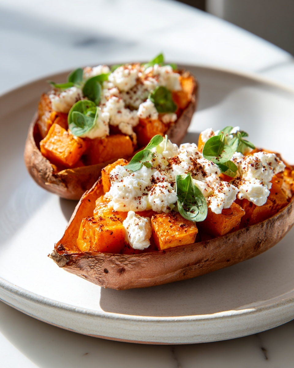 Stuffed Sweet Potatoes with Cinnamon, Marshmallows, and Pecans Recipe - Recipe Image
