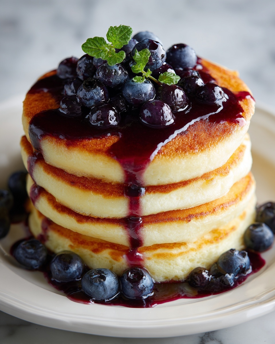 Blueberry Blender Pancakes Recipe - Recipe Image