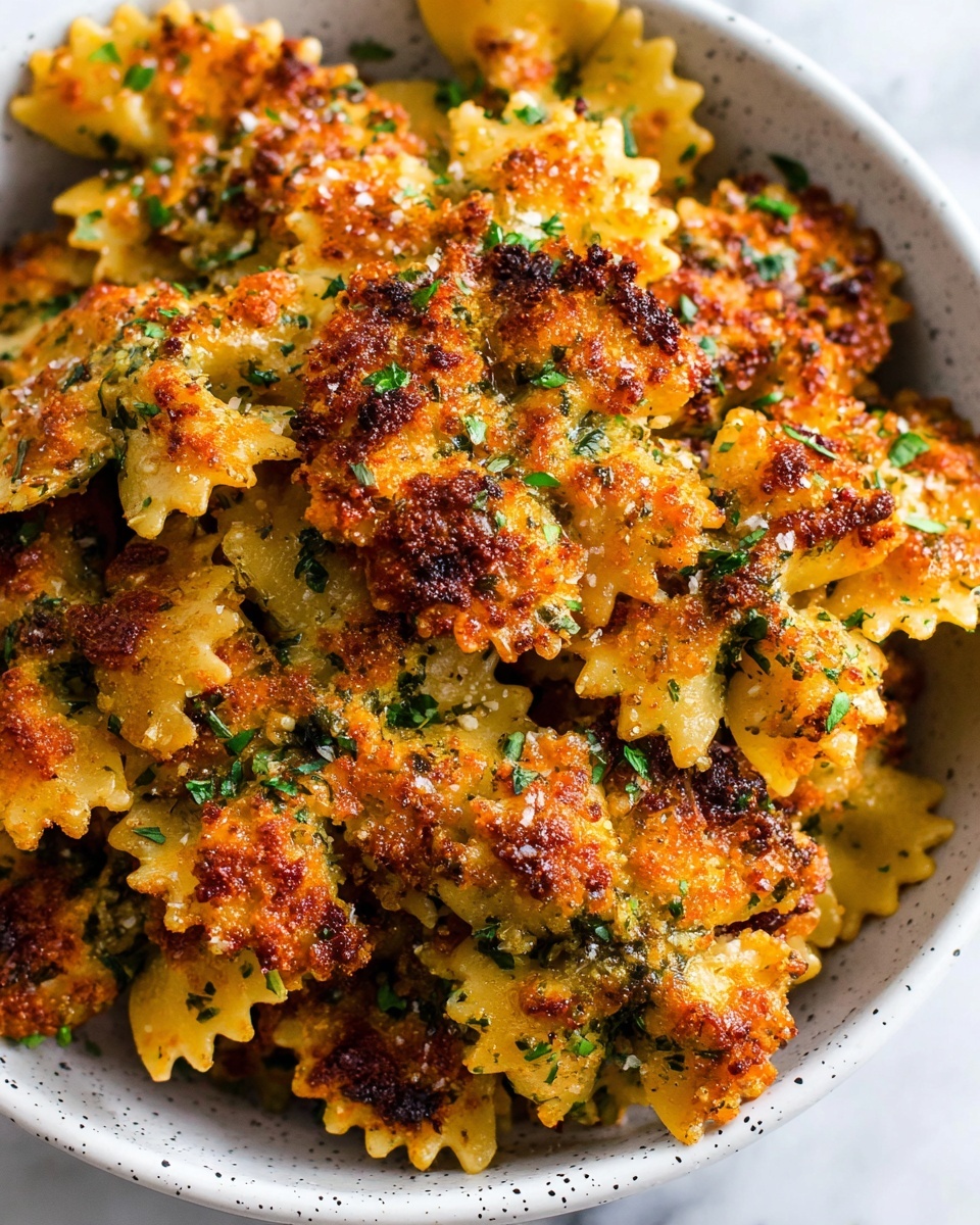 Crispy Pasta Chips with Parmesan and Seasonings Recipe - Recipe Image