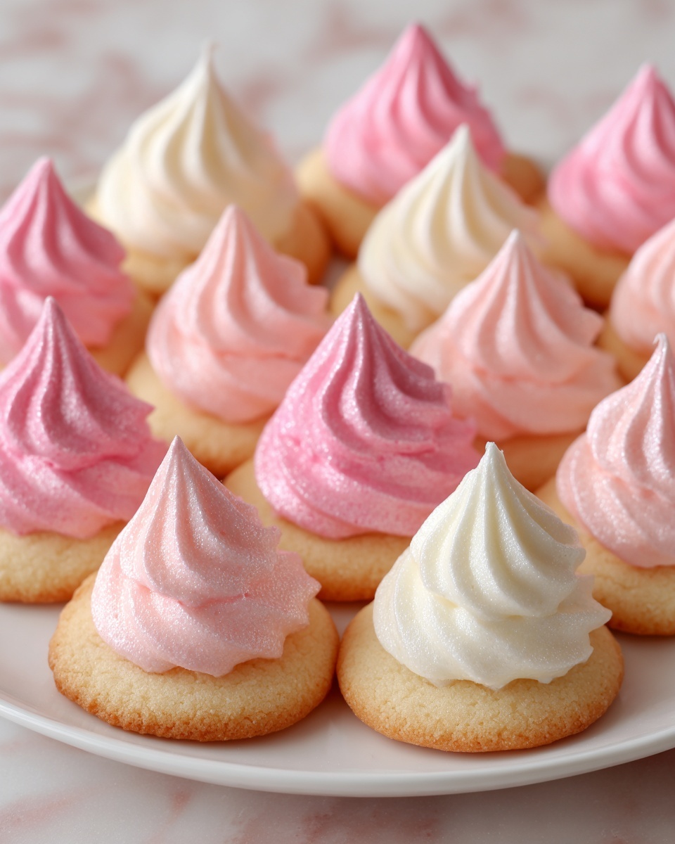 Pastel Meringue Cookies Recipe - Recipe Image