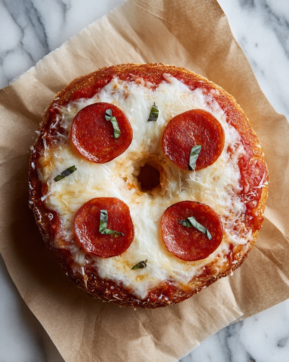 Easy Homemade Pizza Bagels Recipe - Recipe Image