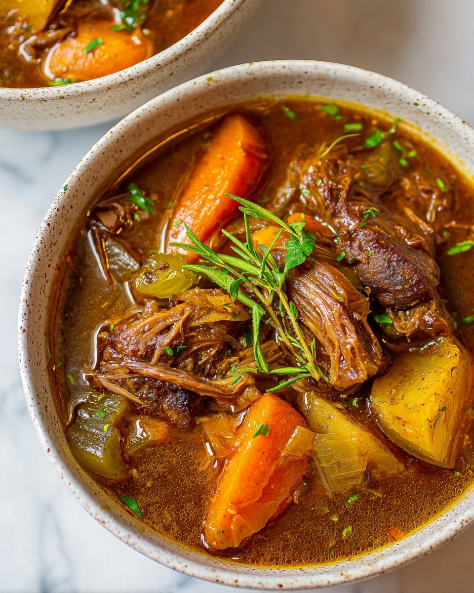 Easy Vegetable Beef Soup Recipe - Recipe Image