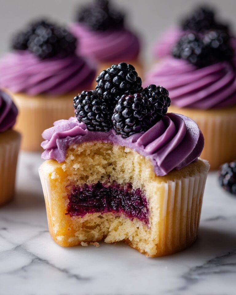 Blackberry Lime Cheesecake Cupcakes Recipe
