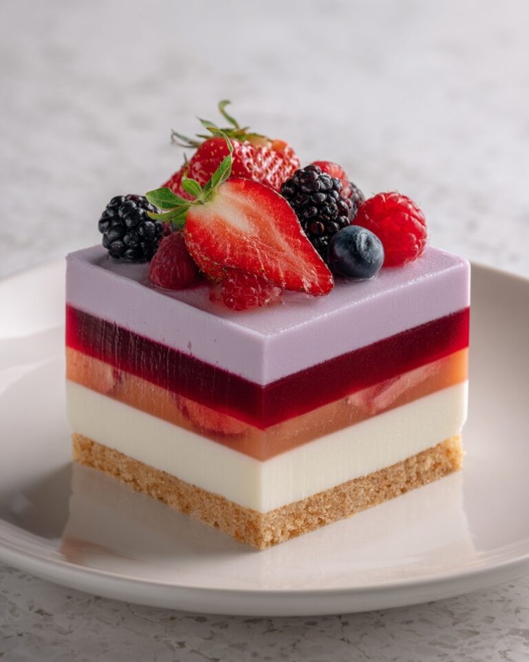 Berry Layered Mousse Cake Recipe