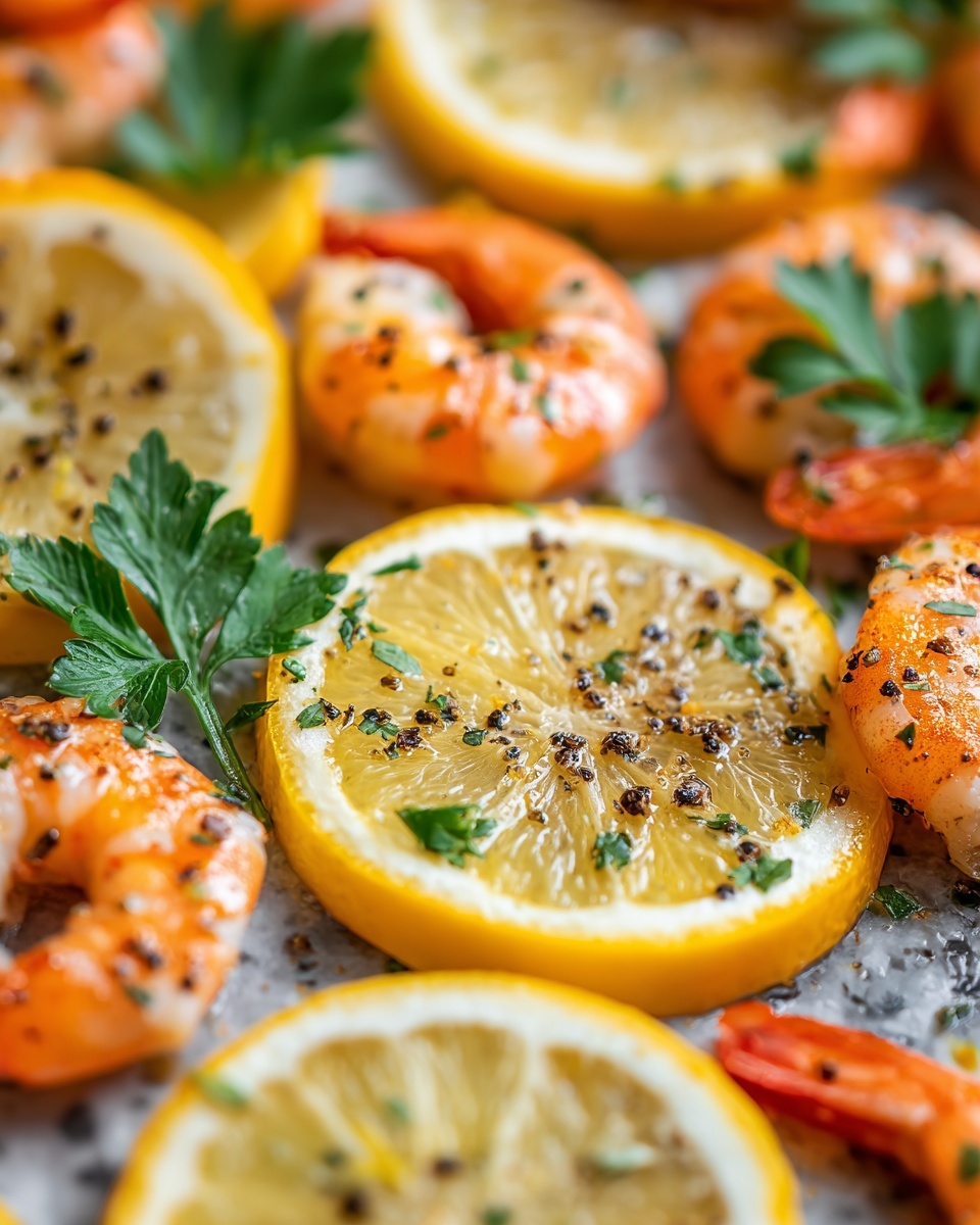 Baked Butter Lemon Shrimp Recipe - Recipe Image