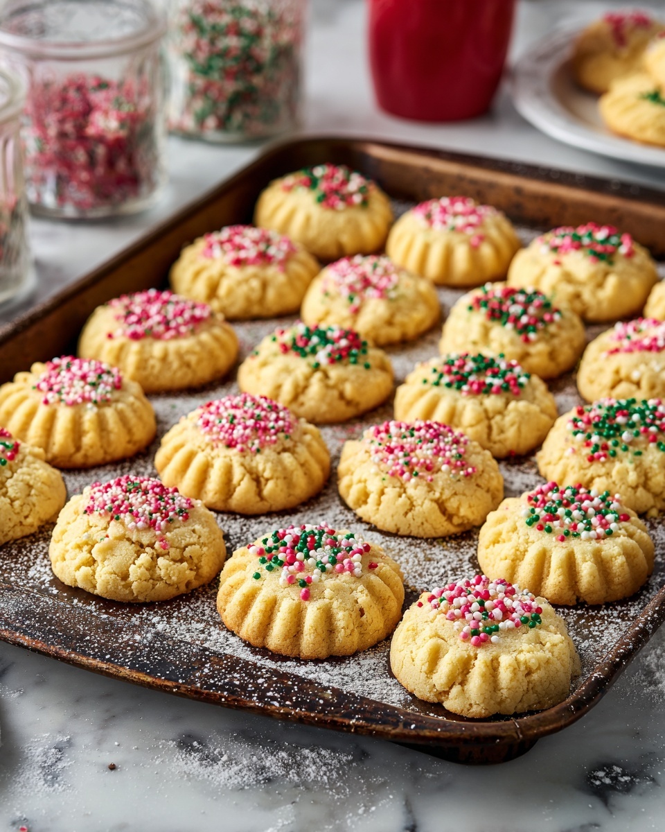 Whipped Shortbread Cookies Recipe - Recipe Image