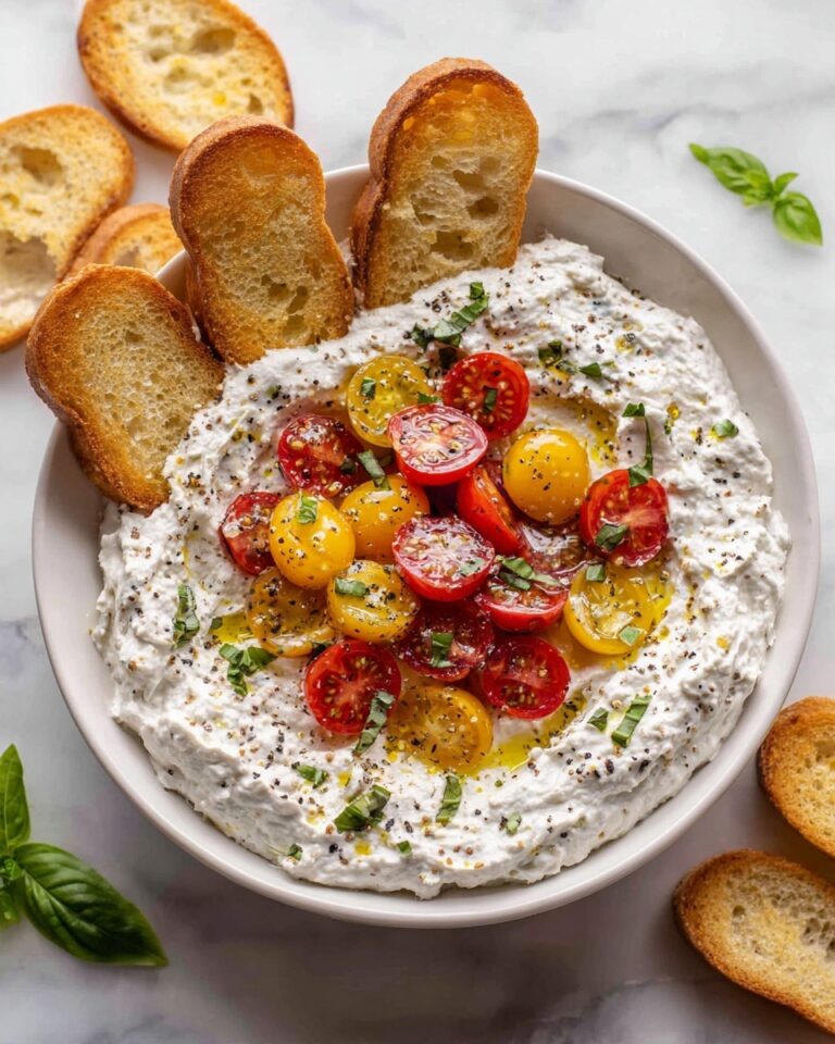 Whipped Feta Bruschetta Dip Recipe