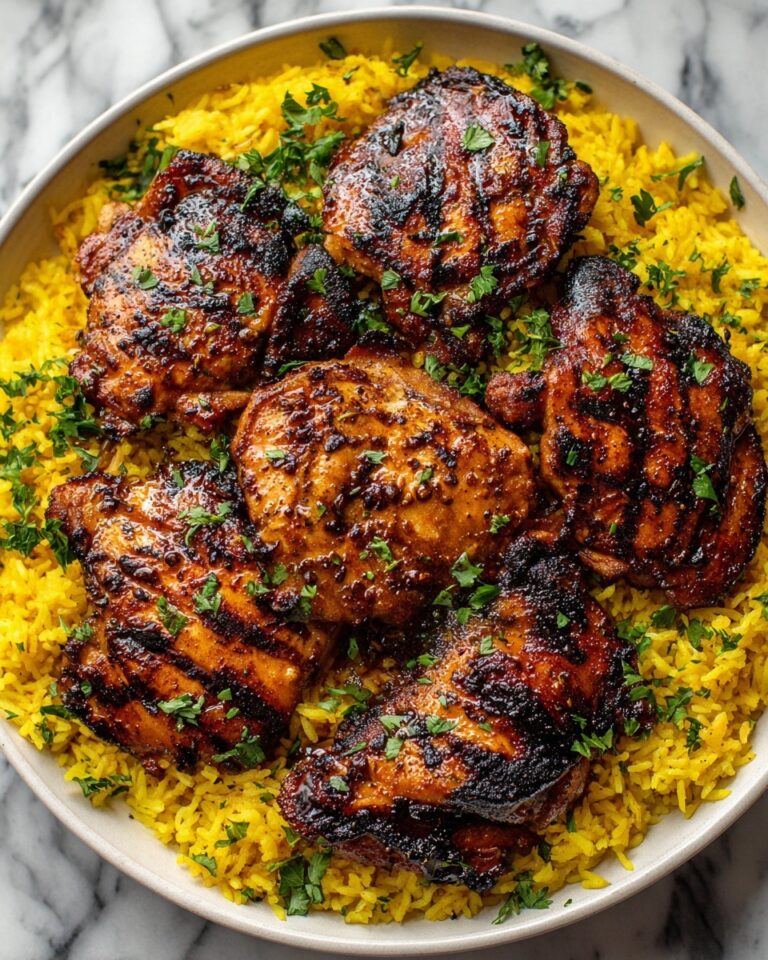 Garlic Butter Chicken with Parmesan Rice Recipe