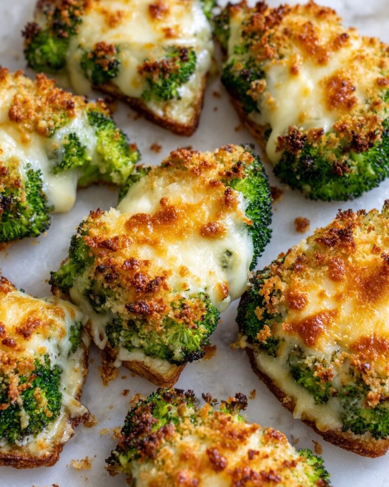 Smashed Broccoli with Parmesan Recipe