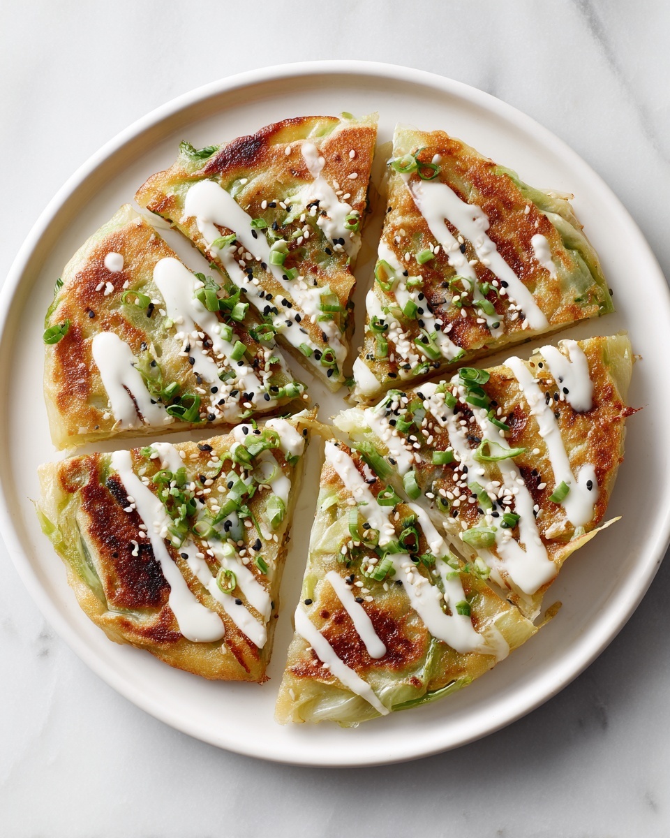 Okonomiyaki: Japanese Cabbage Pancake Recipe - Recipe Image